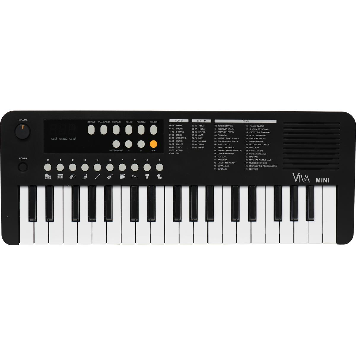 Viva Mini keyboard med 37 minitangenter